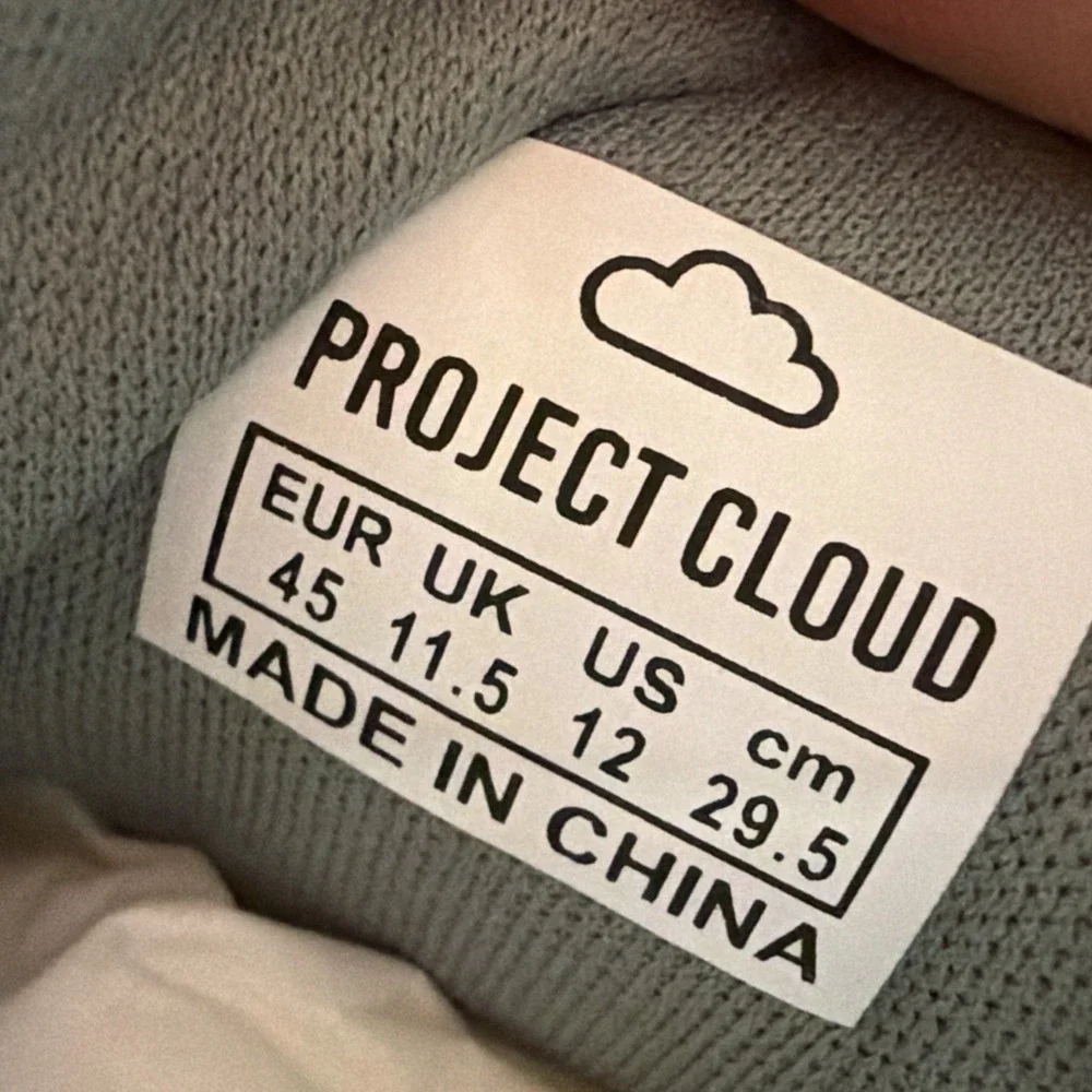 Project Cloud Shoes Sz 12 - 100% Genuine Leather Memory Foam Insole Mens Shoes - Picture 7 of 8